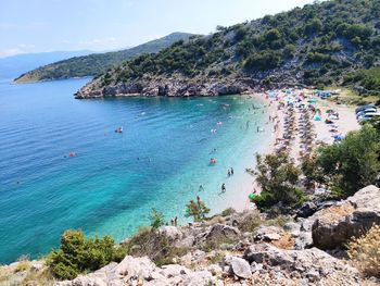 Potovosce beach near vrbnik, croatia