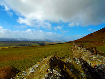 Scenic view of landscape against sky
