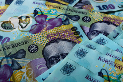 Full frame shot of paper currencies