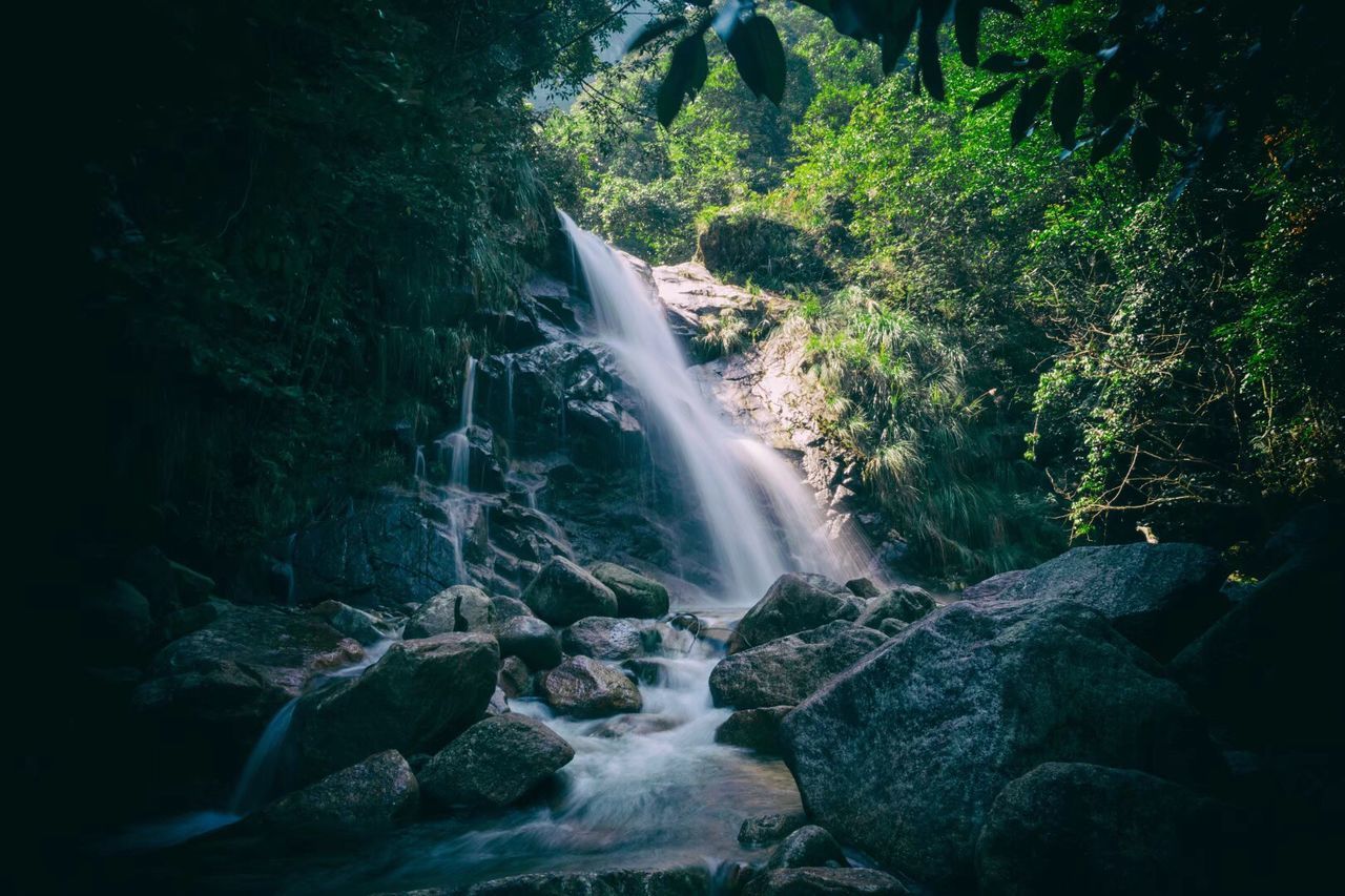 VIEW OF WATERFALL