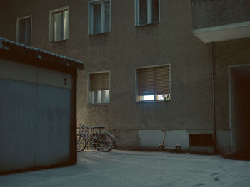 Empty entrance of building