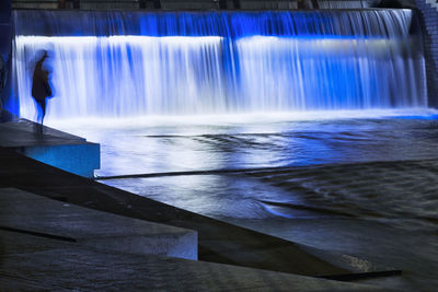 View of waterfall