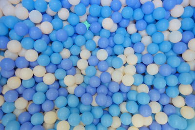 Full frame shot of multi colored balls