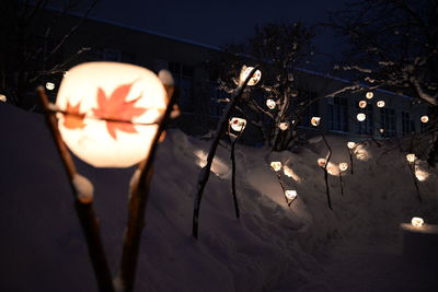 Light painting on fire at night