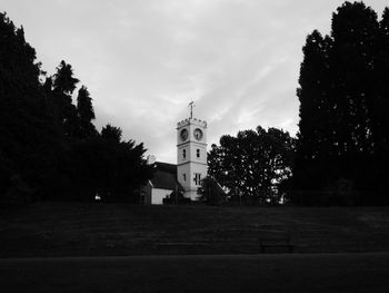 View of bell tower against sky