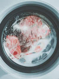 Close-up of ice cream in glass