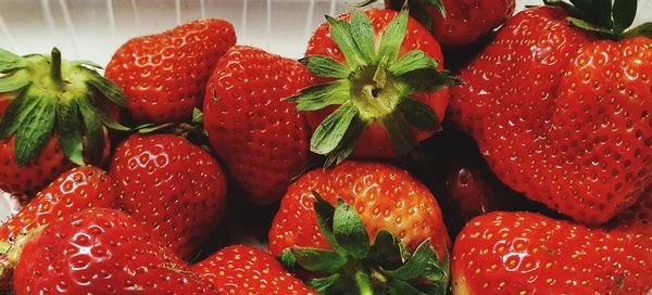 Close-up of strawberries