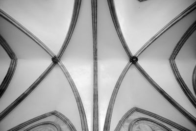 Low angle view of ceiling of building
