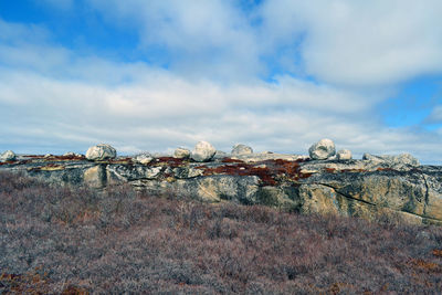 Panoramic view of landscape against sky