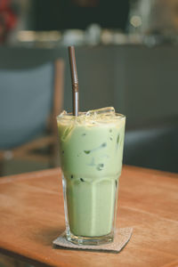 Close-up of drink on table