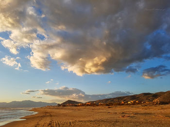 Scenic view of landscape against sky