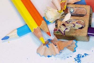 Close-up of colorful objects