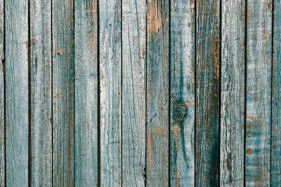 Blue wood texture background. old wooden turquoise board texture background