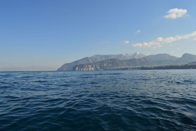 Scenic view of calm sea against sky