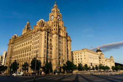 Low angle view of the three graces 