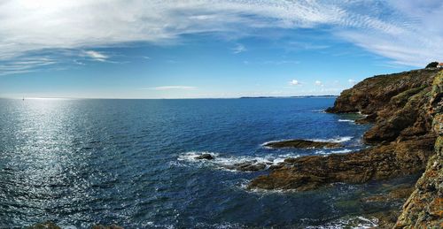 Scenic view of sea and sky