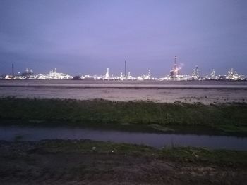 Factory against sky