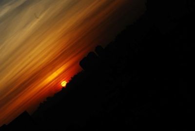 Scenic view of sky during sunset