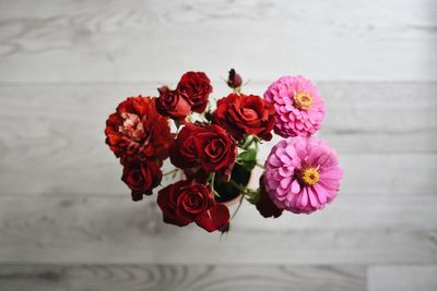 Close-up of rose bouquet