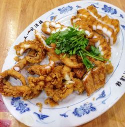 Close-up of food in plate