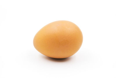 Close-up of apple against white background