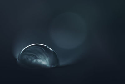 Close-up of crystal ball
