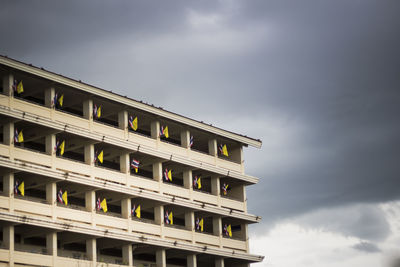 Low angle view of building against sky