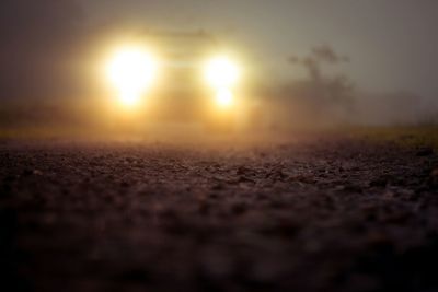 Surface level of landscape