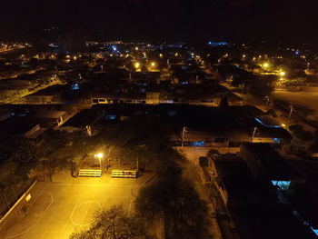 City street at night