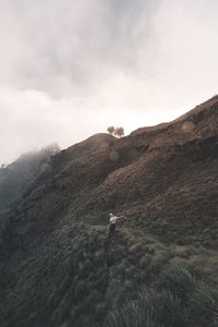 Scenic view of mountain against sky