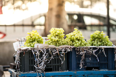 Fruits for sale at market stall