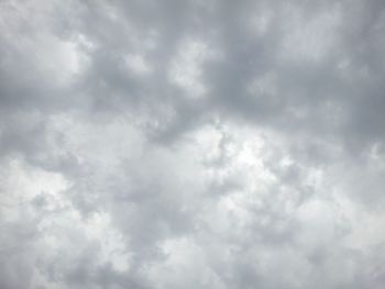 Low angle view of cloudy sky