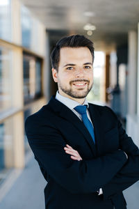 Portrait of a smiling young man