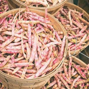 Close-up of beans for sale in market