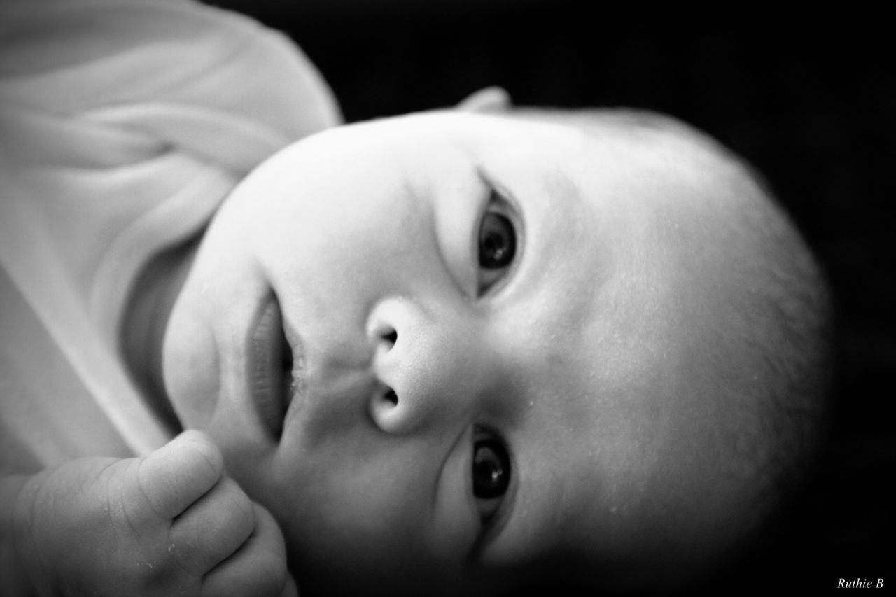 CLOSE-UP OF CUTE BABY GIRL