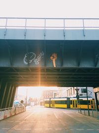 View of bridge in city