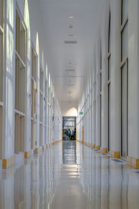 Corridor of building