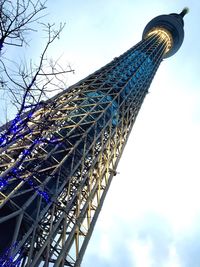 Low angle view of skyscraper