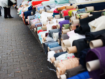 Full frame shot of market stall for sale