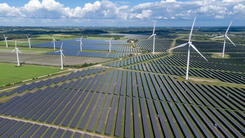 Northern europas largest solar park near holstebro in denmark