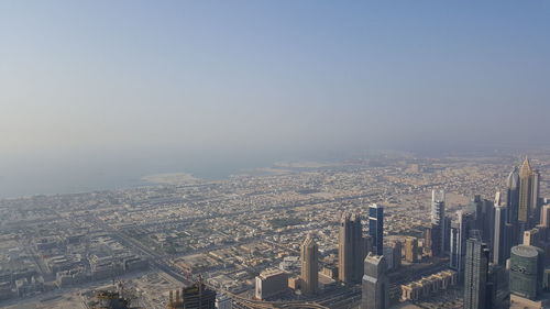 Aerial view of city