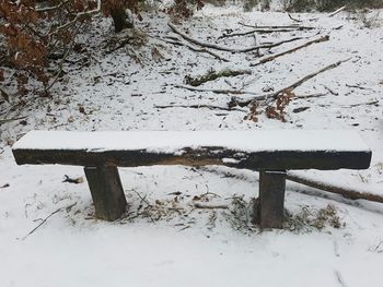 Snow covered landscape