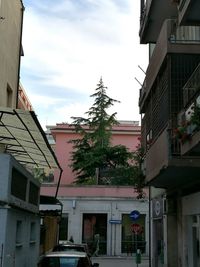 Low angle view of building against sky