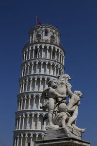 Low angle view of statue