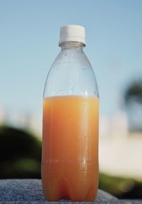 Close-up of drink in glass on table