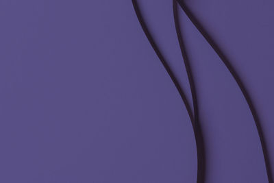 Abstract  paper geometry composition monochrome background in very peri, purple color curved lines