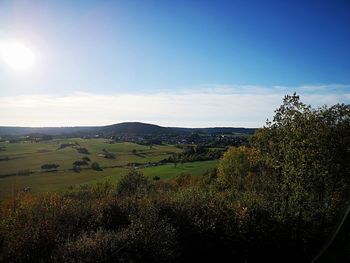 Scenic view of landscape against sky