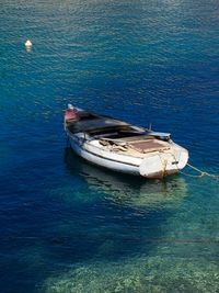 Boats in sea