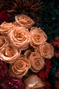 Close-up of rose bouquet