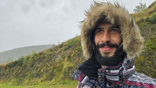 Portrait of woman wearing hat